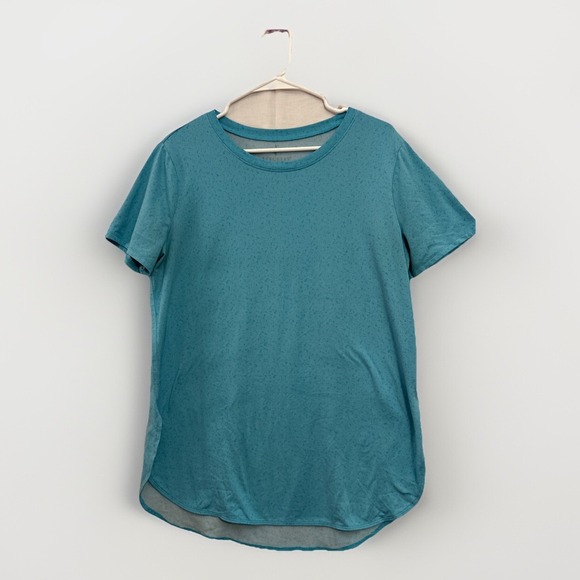 Skechers Women's Light Blue Active Wear Short Sleeve Top Super Soft Size Large - Picture 1 of 5